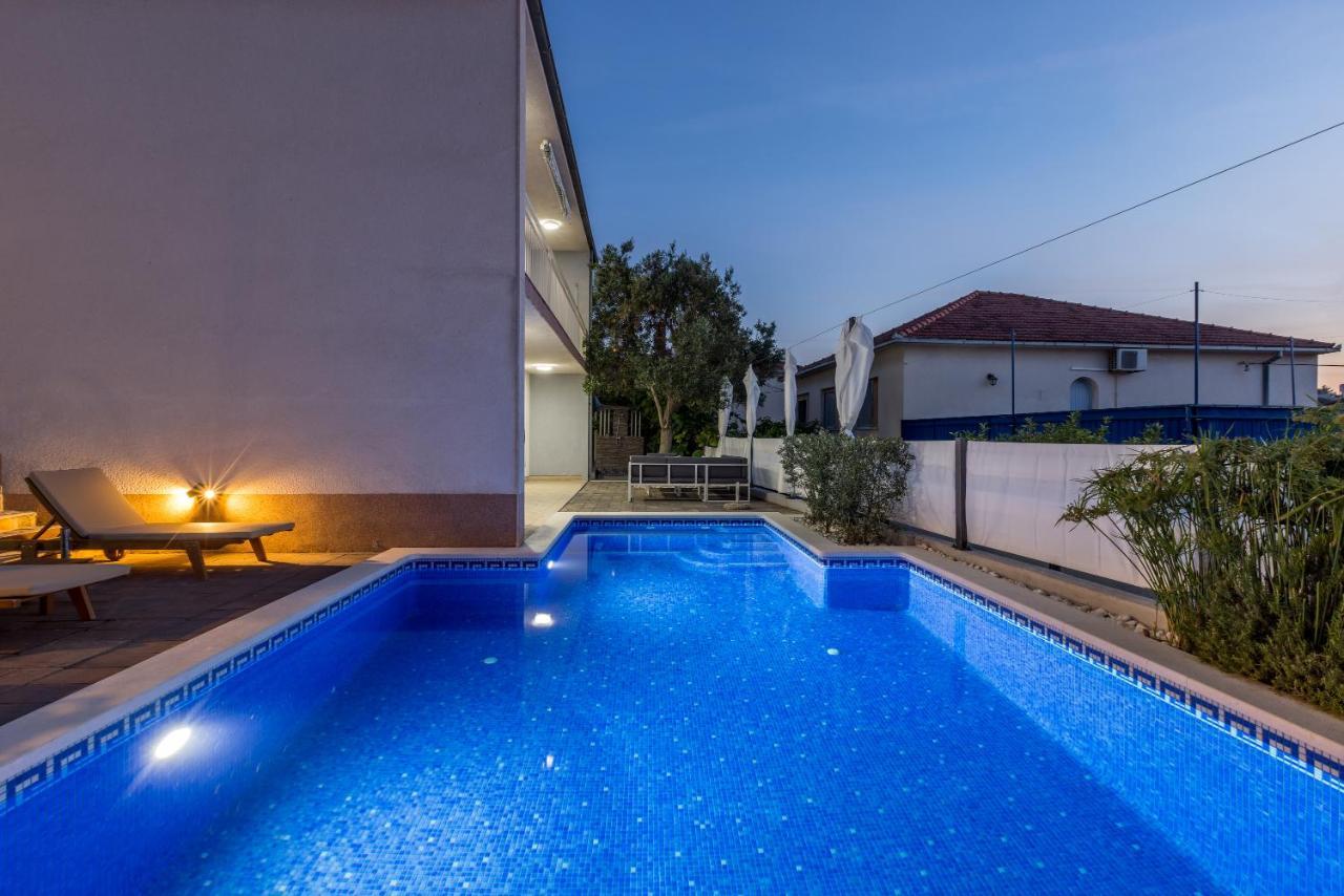 Villa Costa Blu With Pool By The Sea Trogir Exterior foto