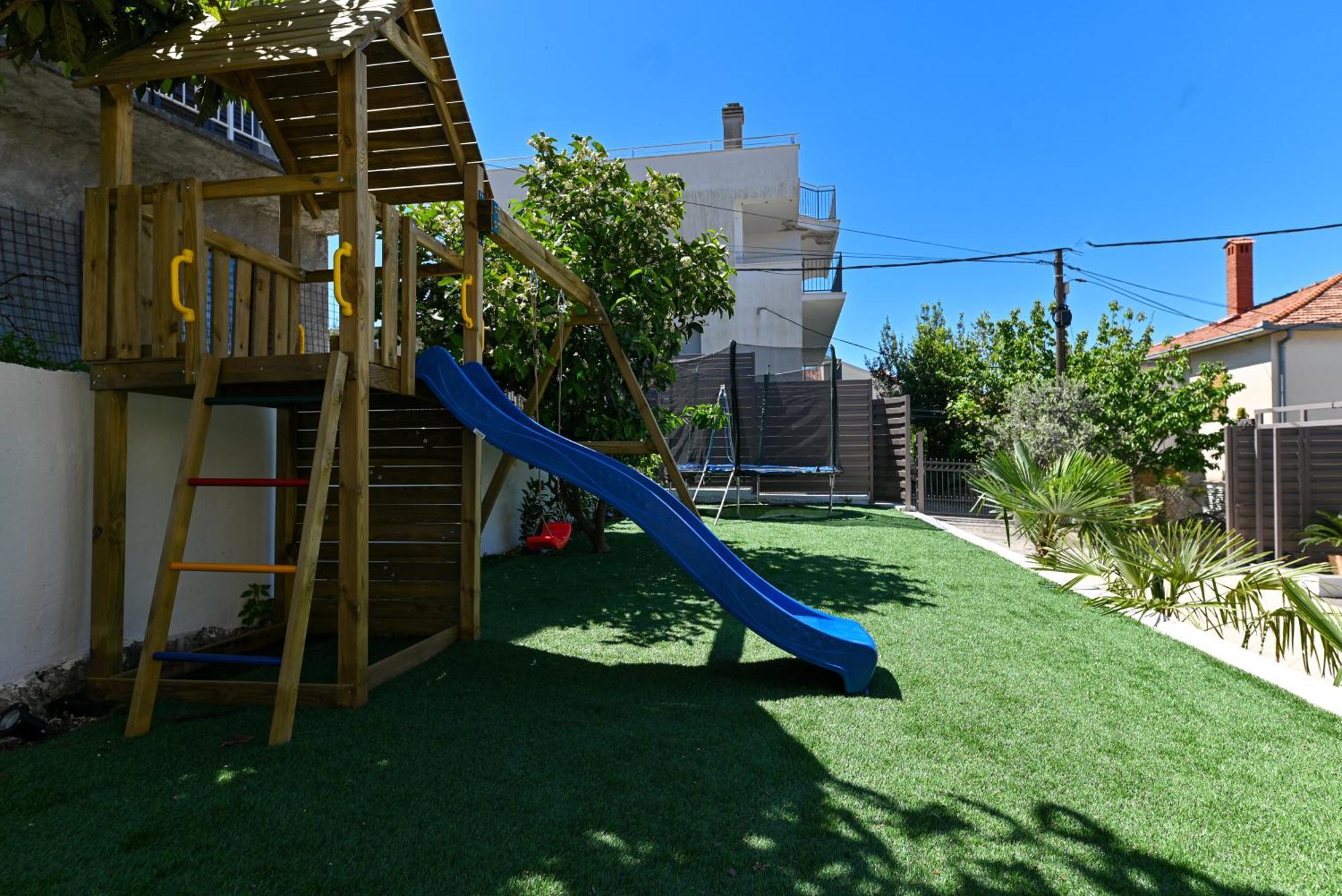 Villa Costa Blu With Pool By The Sea Trogir Exterior foto